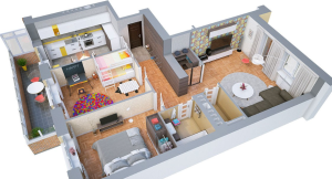 10 Tips Desain Apartemen 2 Kamar